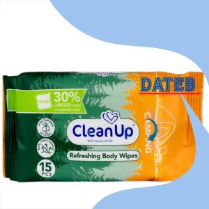دستمال مرطوب بادی کمپینگ Clean Up